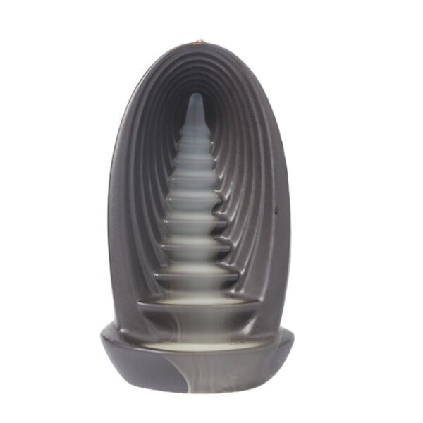 Oval Ladder Ceramic Backflow Incense Burner