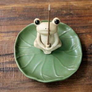 Frog Ceramic Incense Holder Incense Burner ​