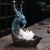 Elk Ceramic Hand-Made Incense Fountain Burner