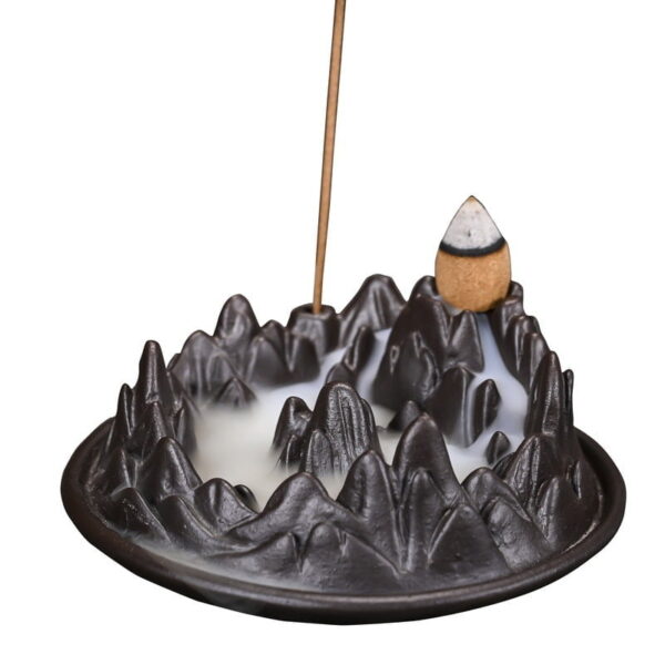 Mountains Backflow Line Incense Ceramic Backflow Incense Burner