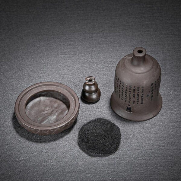 Buddha Bell With Scripture Incense Burner