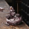 Dragon Purple Clay Ceramic Backflow Incense Burner