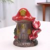 Mushroom House Ceramic Backflow Incense Burner Waterfall