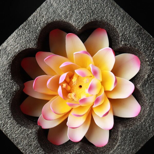 Handmade Ceramic Lotus Incense Stick