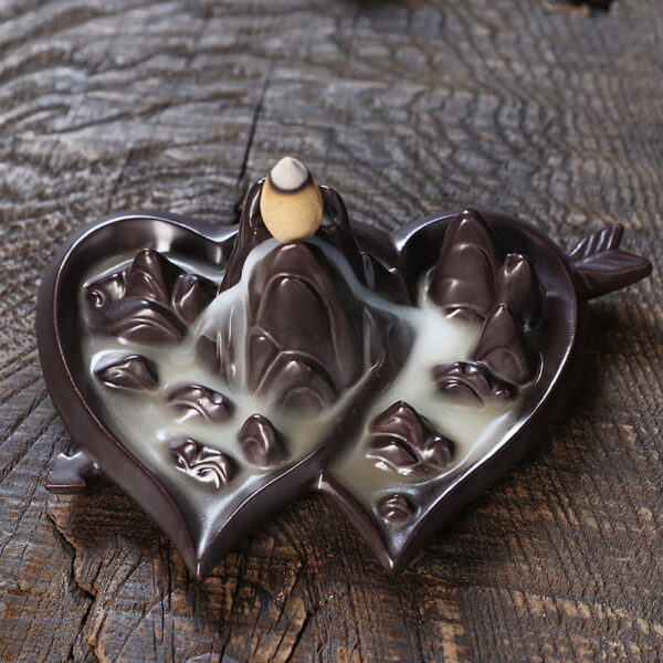 Mountain Love Smoke Backflow Incense Burner
