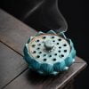 Lotus Flower Lotus Seedpod Ceramic Incense Burner
