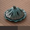 Lotus Seedpod Retro Handcrafted Porcelain Censer Incense Stick Stand