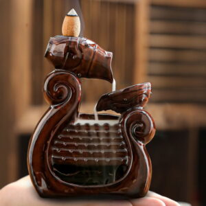 Waterfall Return Line Incense Pour Ceramic Flow Incense Diffuser Waterfall Return Line Incense Pour Ceramic Flow Incense Diffuser