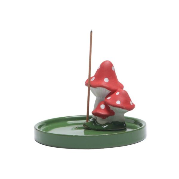 Thread Incense Burner Ceramic Cartoon Mushroom Incense Insert