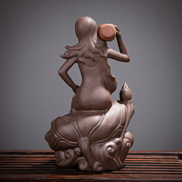 Lady Ceramic Incense Holder Backflow Incense Burner