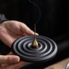 Ceramic Water Drop Incense Holder Cord Incense Burner - Image 3