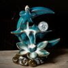 Backflow Incense Burner Crescent Moon Star Lotus Aromatherapy Burner