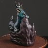 Deer Elk Mountain Ceramic Incense Burner Waterfall