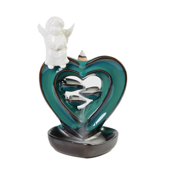 Cupid Love Angel Ceramic Backflow Incense Burner