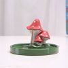 Thread Incense Burner Ceramic Cartoon Mushroom Incense Insert