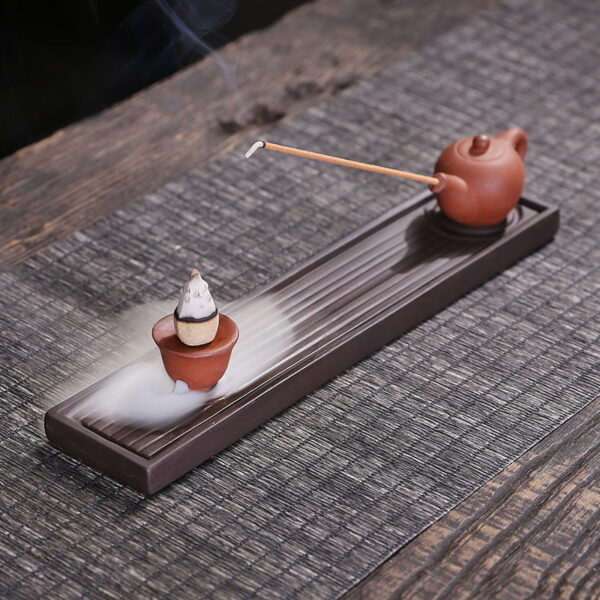 Teapot Teacup Backflow Incense Burner