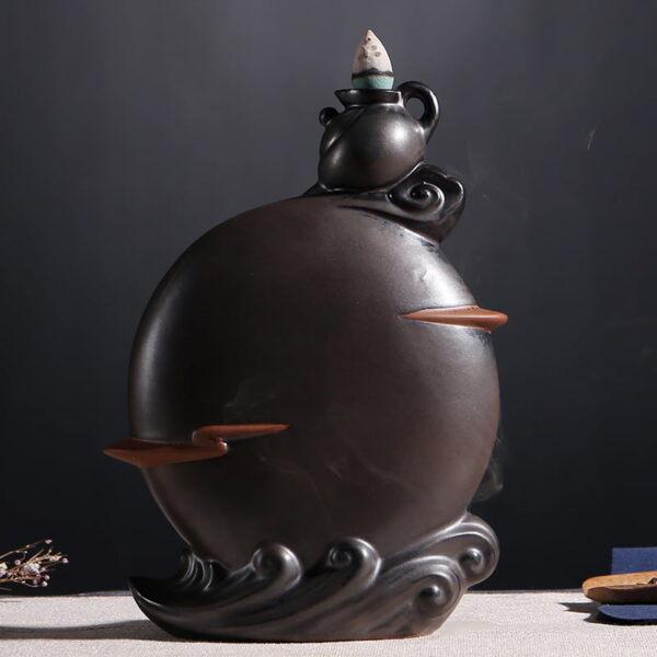 Teapot Running Water Incense Smoke Burner