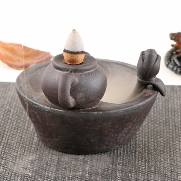Teapot Back Burning Incense Burner