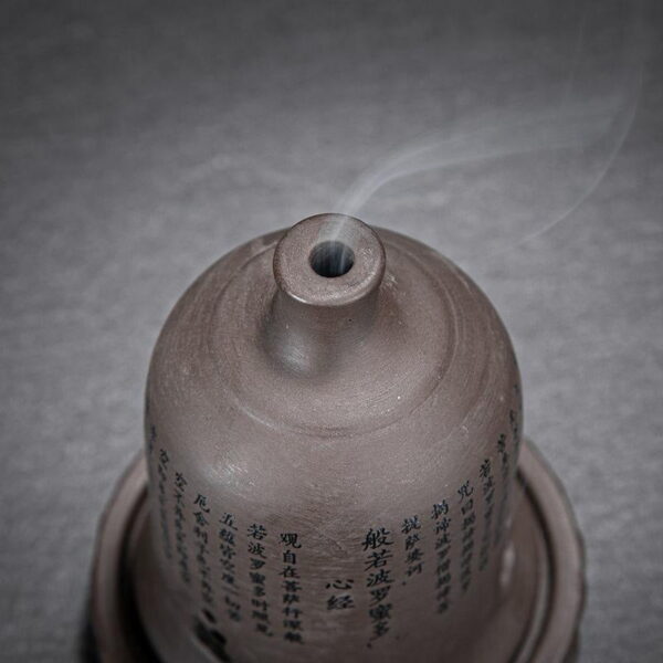 Buddha Bell With Scripture Incense Burner