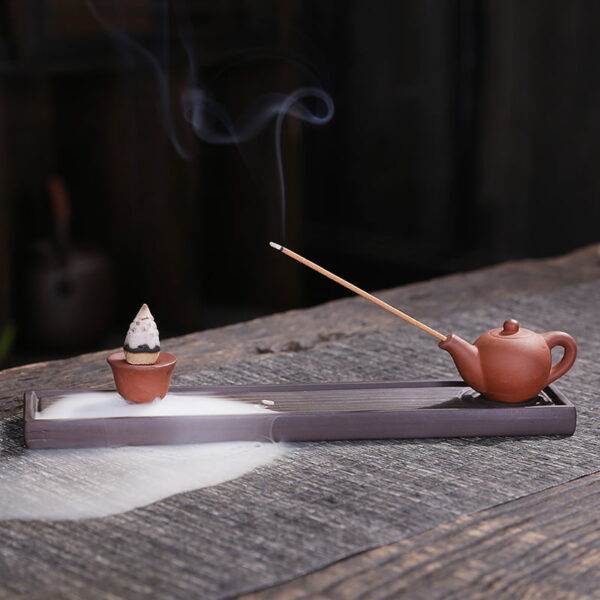 Teapot Teacup Backflow Incense Burner
