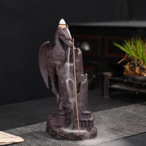 Pterosaur Dinosaur Ceramic Waterfall Backflow Aromatherapy Burner
