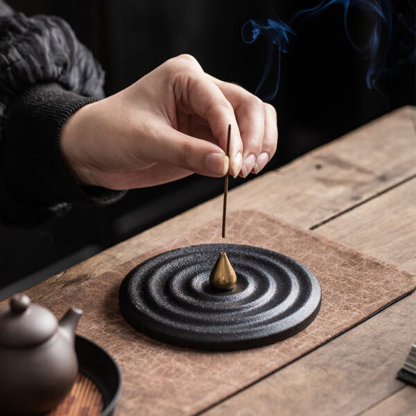 Ceramic Water Drop Incense Holder Cord Incense Burner