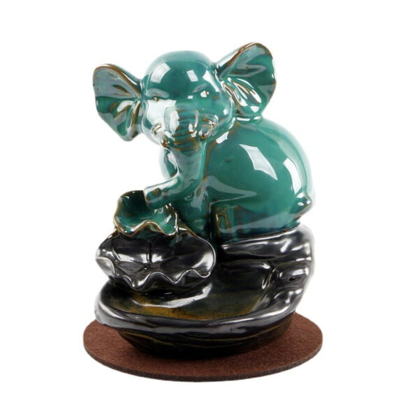 Elephant Lotus Backflow Incense Burner