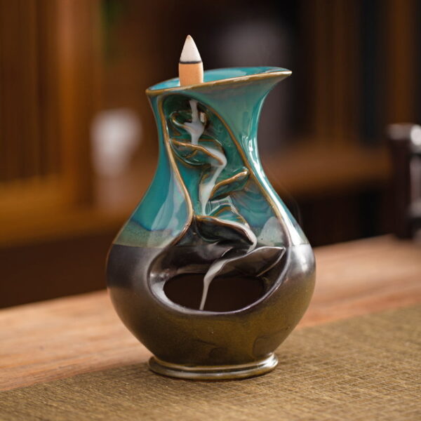 Ceramic Vase Incense Smoke Burner