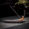 Frog Fishing Boat Incense String Incense Burner - Image 4
