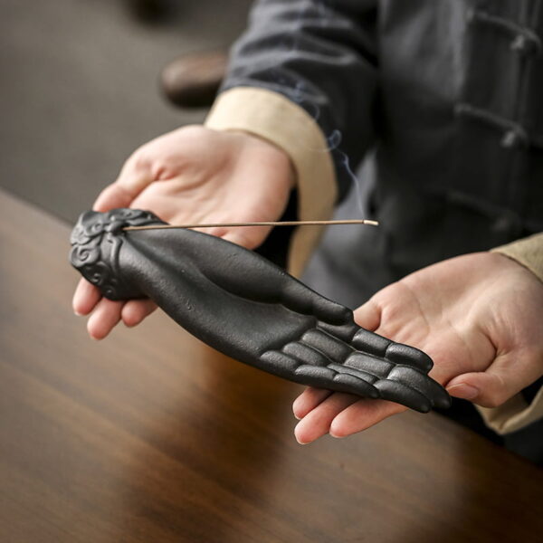 Buddha's Hand Ceramics Incense Burner Incense Stick