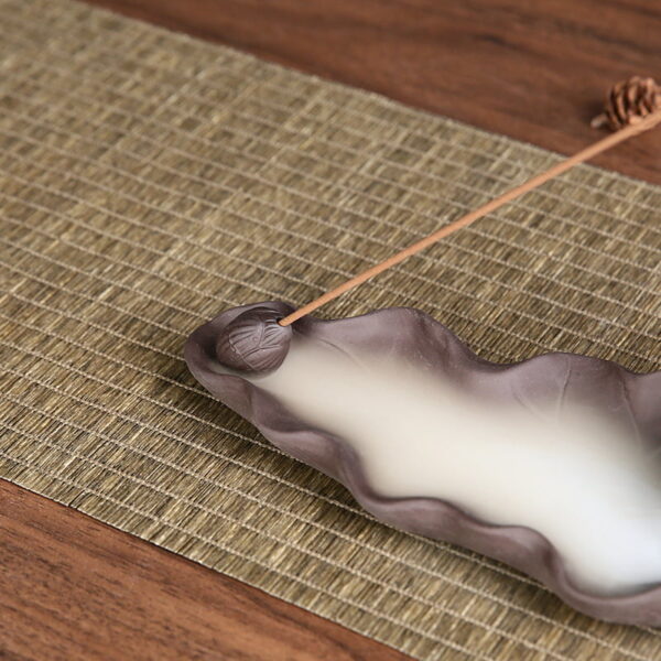 Lotus Leaf Backflow Incense Burner