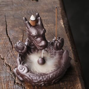 Cute Dragon Ceramic Backflow Incense Burner