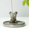 Frog Incense Burner Ceramic Thread Fragrance Insert