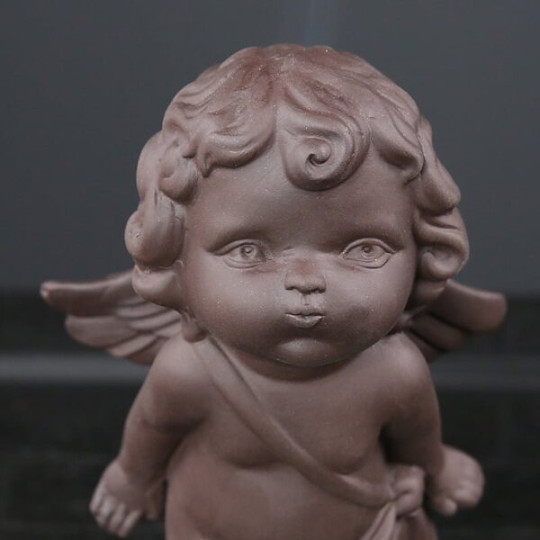 Little Boy Backflow Incense Burner Ceramic Aromatherapy Burner