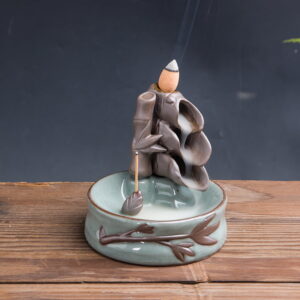 Bamboo Ceramic Backflow Incense Burner