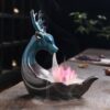 Elk Ceramic Hand-Made Incense Fountain Burner Elk Ceramic Hand-Made Incense Fountain Burner