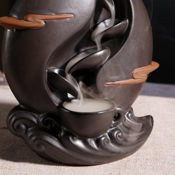 Teapot Running Water Incense Smoke Burner