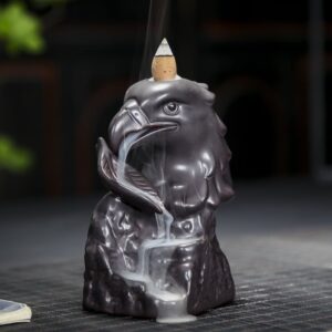 Ceramic Eagle Backflow Incense Burner