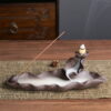 Lotus Leaf Backflow Incense Burner