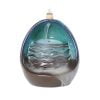 Oval Wave Ceramic Backflow Incense Burner Waterfall With LED Lamp - Image 6
