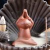 Frog Shell Incense Burner Ceramic Aromatherapy Burner