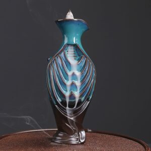 Vase Ceramic Incense Waterfall Fountain Backflow Burner Vase Ceramic Incense Waterfall Fountain Backflow Burner