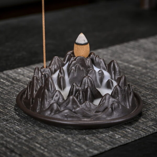 Mountains Backflow Line Incense Ceramic Backflow Incense Burner