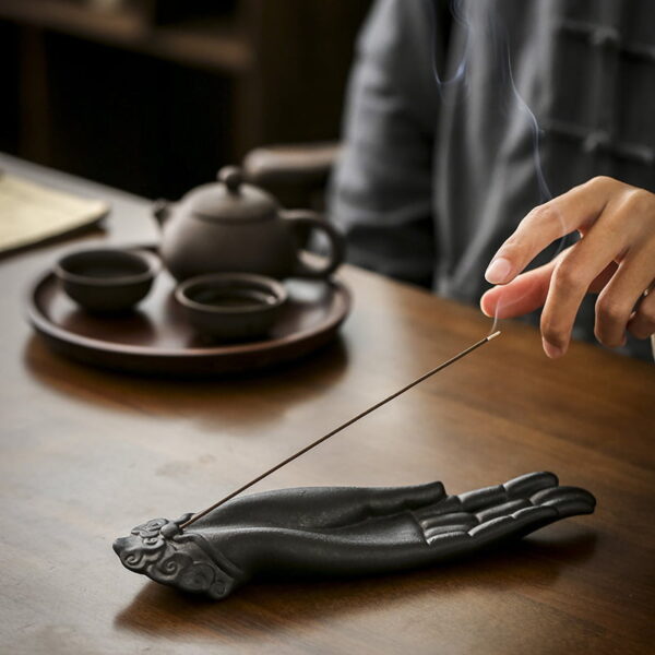 Buddha's Hand Ceramics Incense Burner Incense Stick