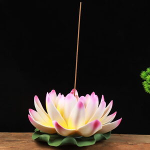 Handmade Ceramic Lotus Incense Stick