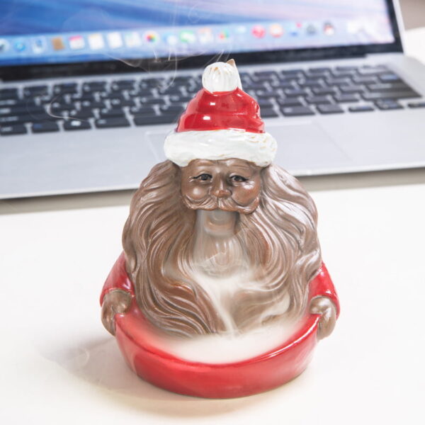 O1CN01nThLIi2GkKNK62ZYN_!!1939689053-0-cib Christmas Santa Claus Ceramic Waterfall Incense Burner