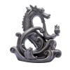 Chinese Dragon Waves Fish Reverse Smoke Incense Burner - Image 5