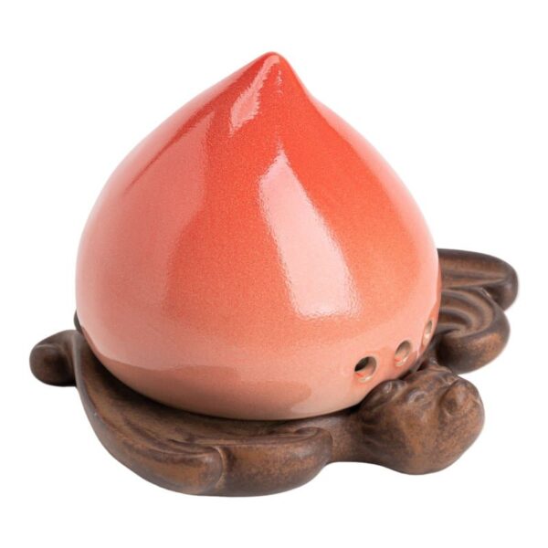 O1CN01nwkPTE1YJS7PFV728_!!2207891113038-0-cib Peach Ceramic Incense Stick Holder