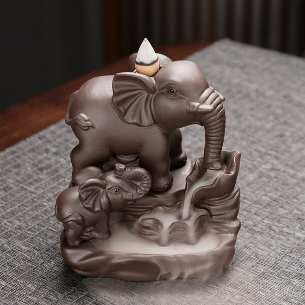 O1CN01oR8jEh1H0oPa637qZ_!!2212456800696-0-cib Two Elephants Waterfall Incense Burner