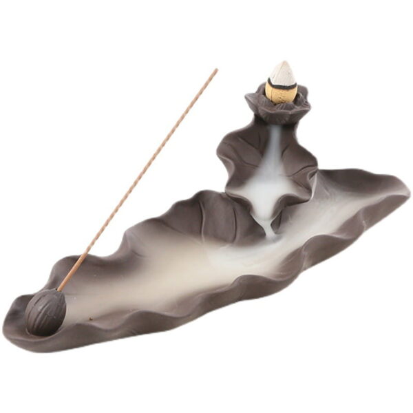 Lotus Leaf Backflow Incense Burner